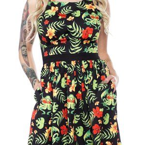 Sourpuss Tropicthulhu Shift Dress
